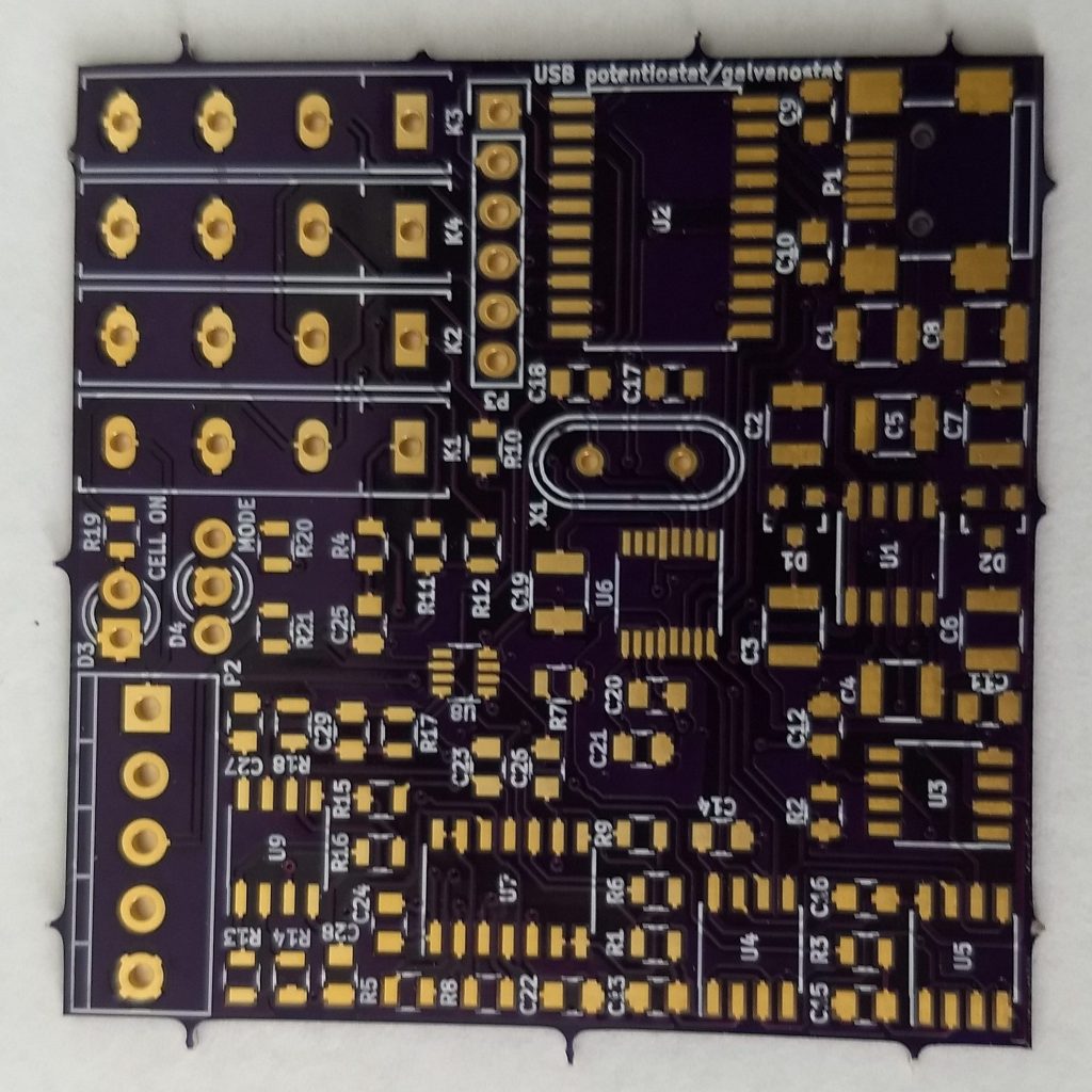 Building a DIY opensource USB potentiostat/galvanostat Part One