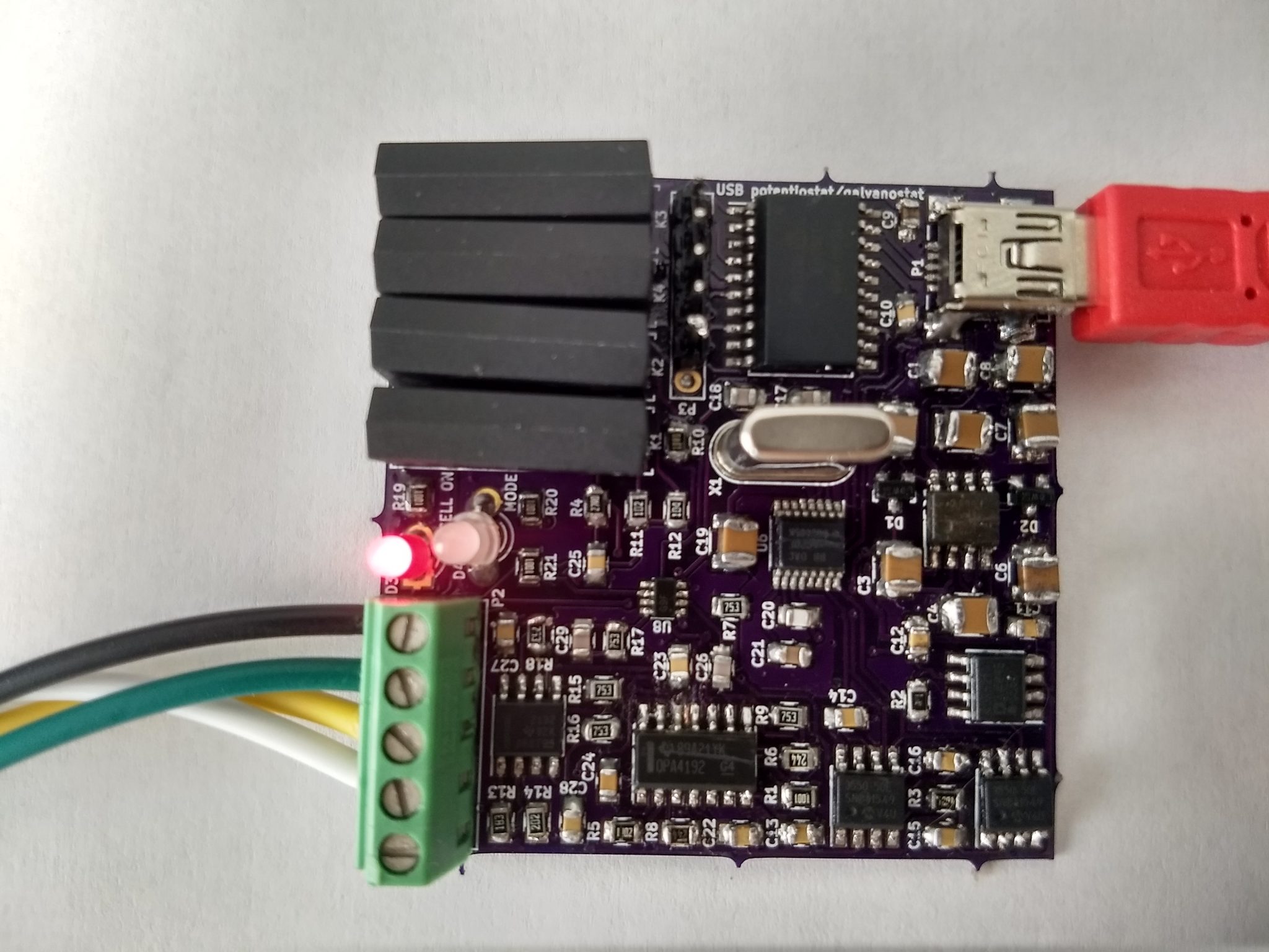 Building a DIY opensource USB potentiostat/galvanostat Part Two